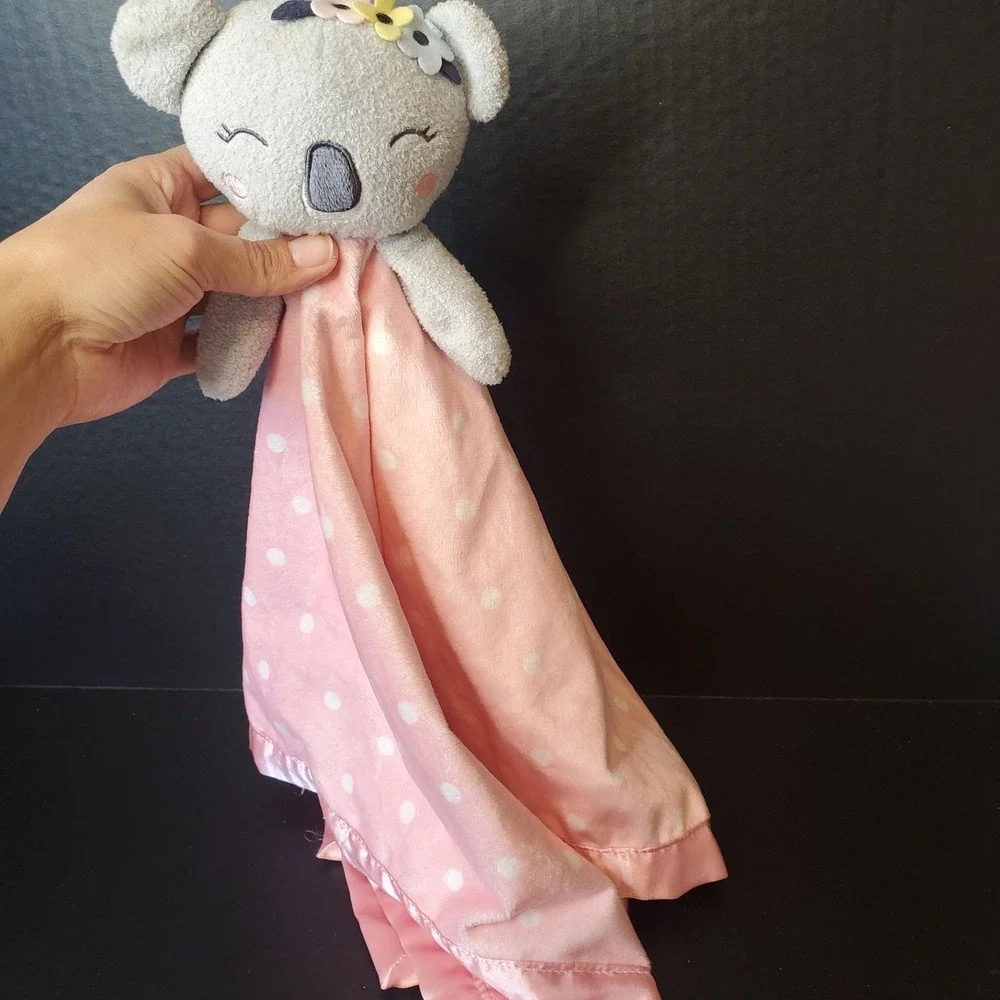 Koala‎ Bear Baby Security Blanket Lovey Pink X-Large Gerber Just Born XL Satin